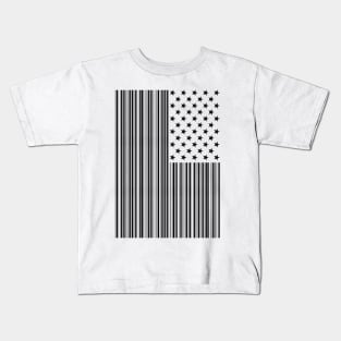 Bar Coded USA Kids T-Shirt